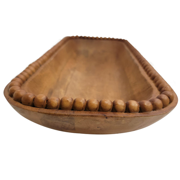 Lehman's German Made Unfinished Wood Dough Kneading Bowl Curved Sides 17.5 in, Size: One Size