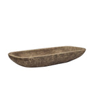 BNDPLUS Antique Greyish-Brown Vintage Dough Bowl